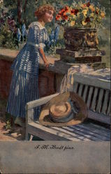 Er Naht (He Nears) Postcard