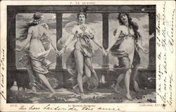 La Monnaie Francaise by F. Le Quesne Postcard