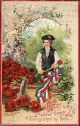 Here's to the Hatchet Forever Distinguished by Fame Postcard