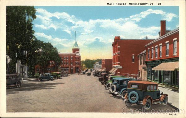 Main Street Middlebury Vermont