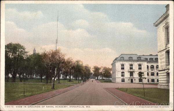 View in Grounds of Naval Academy Annapolis Maryland