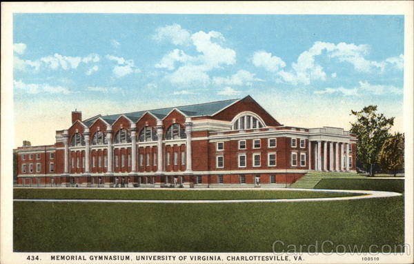 Memorial Gymnasium, University of Virginia Charlottesville