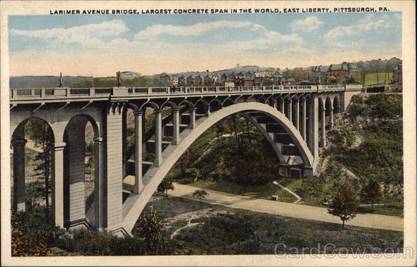 Larimer Avenue Bridge, East Liberty Pittsburgh Pennsylvania