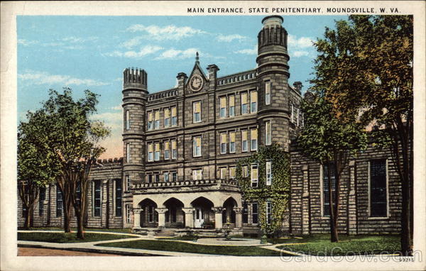 Main Entrance, State Penitentiary Moundsville West Virginia