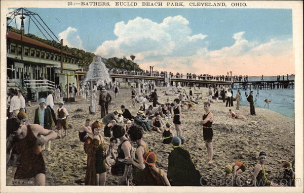 Bathers, Euclid Beach Park Cleveland Ohio