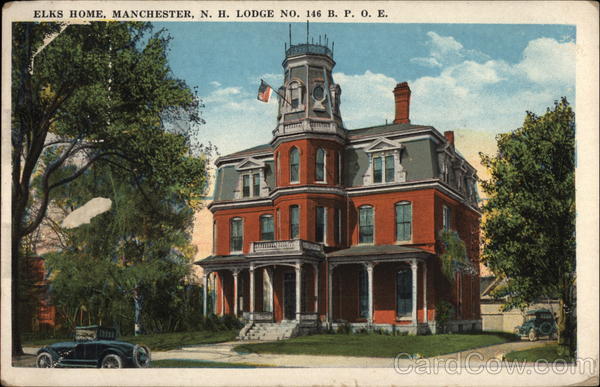 Elks Home, Lodge No. 146 BPOE Manchester New Hampshire