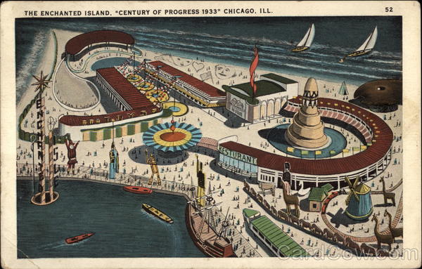 The Enchanted Island, Century of Progress 1933 Chicago Illinois
