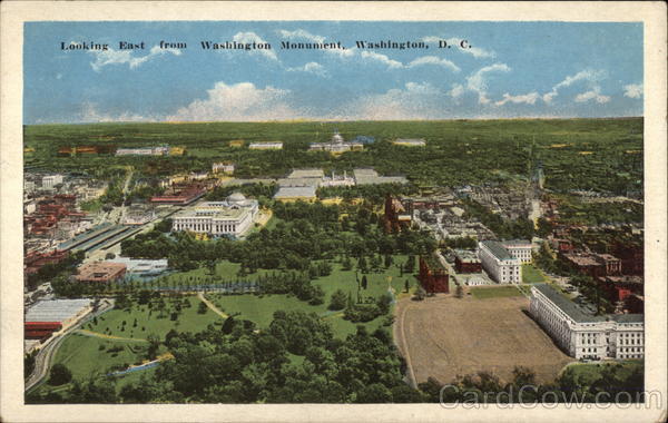 Looking East from Washington Monument District of Columbia