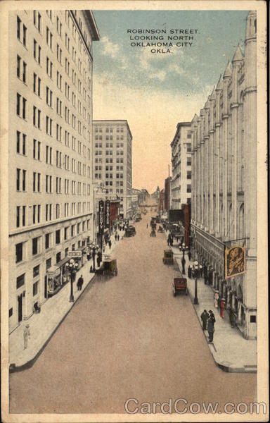 Robinson Street, Looking North Oklahoma City