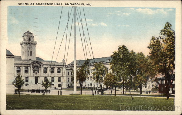 Scene at Academic Hall Annapolis Maryland