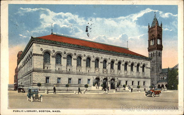 Public Library Boston Massachusetts