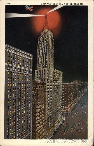 Chicago Central Aerial Beachon Illinois