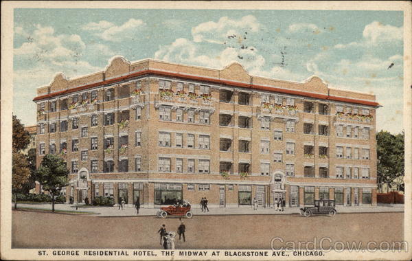 St. George Residential Hotel, the Midway at Blackstone Ave Chicago Illinois