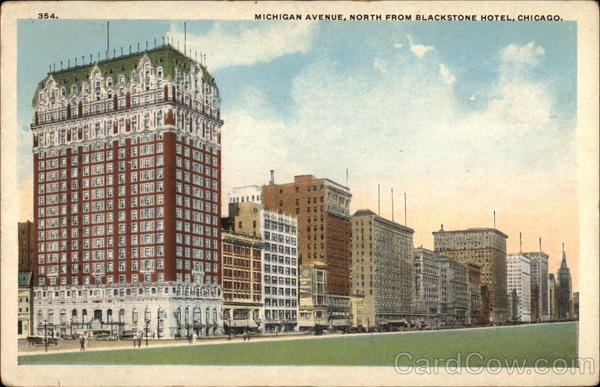 Michigan Avenue, North form Blackstone Hotel Chicago Illinois