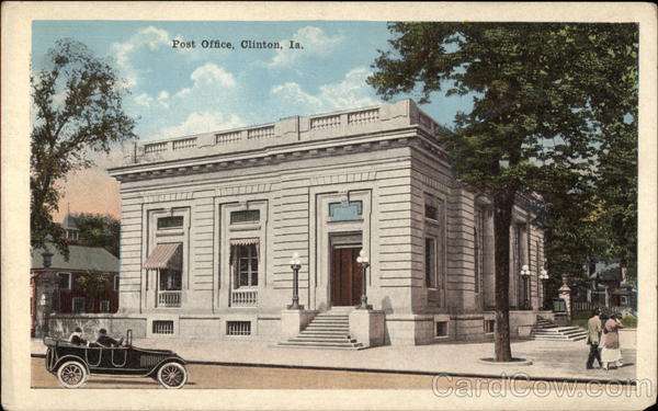 Post Office Clinton Iowa