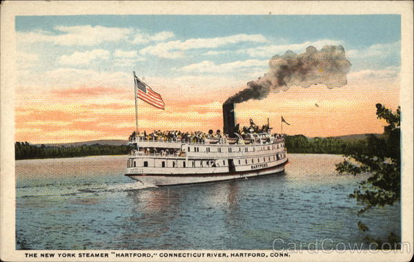 The New York Steamer Hartford, Connecticut River