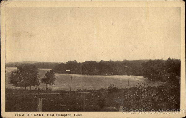 View of Lake East Hampton Connecticut