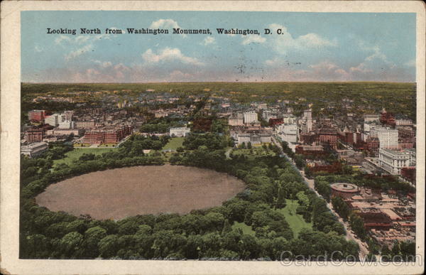 Looking North from Washington Monument District of Columbia