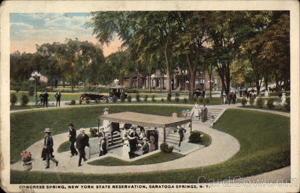 Congress Spring, New York State Reservation Saratoga Springs