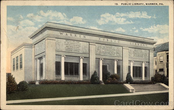 Public Library Warren Pennsylvania