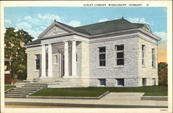 Isley Library Middlebury, VT Postcard Postcard