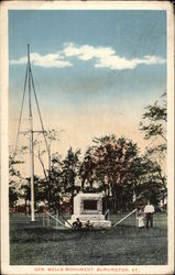 Gen. Wells Monument Postcard