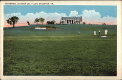 Stonewall Jackson Golf Club Staunton, VA Postcard Postcard