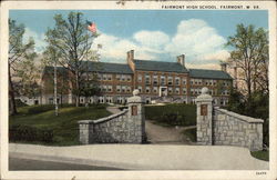 Fairmont High School West Virginia Postcard Postcard