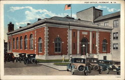 Post Office Fairmont, WV Postcard Postcard