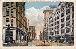 Euclid Ave., From Public Square Postcard
