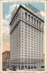 B.F. Keith's Building, Euclad Ave., at East 17th St Postcard
