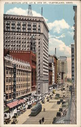 Euclid Ave. at E. 9th St Postcard