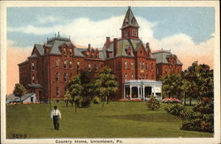 Country Home Uniontown, PA Postcard Postcard