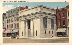 First National Bank Waynesboro, PA Postcard Postcard