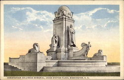 Christopher Columbus Memorial, Union Station Plaza Postcard