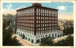 Penn-Alto Hotel Postcard