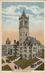 Court House Uniontown, PA Postcard Postcard