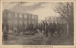 Colored Victory Boys, Camp Merritt Cresskill, NJ Postcard Postcard