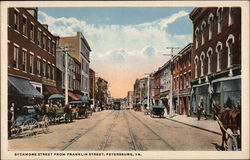 Sycamore Street from Franklin Street Petersburg, VA Postcard Postcard