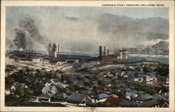 Carnegie Steel Company Bellaire, OH Postcard Postcard