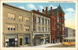 Fairmont Theatre West Virginia Postcard Postcard