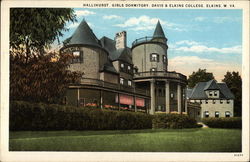 Hallihurst, Girls Dormitory, Davis & Elkins College West Virginia Postcard Postcard