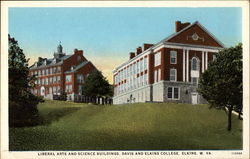 Liberal Arts and Science Buildings, Davis and Elkins College West Virginia Postcard Postcard