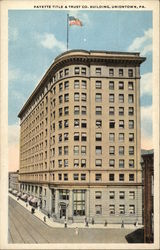 Fayette Title & Trust Co. Building Uniontown, PA Postcard Postcard