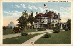 Heinz Residence Pittsburgh, PA Postcard Postcard