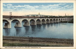 New Cumberland Valley Railroad Bridge Postcard