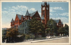 Central School East Liverpool, OH Postcard Postcard