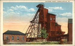 Davidson Shaft Connellsville, PA Postcard Postcard