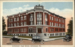 Uniontown High School Postcard