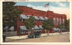Frick Co.'s Office Waynesboro, PA Postcard Postcard